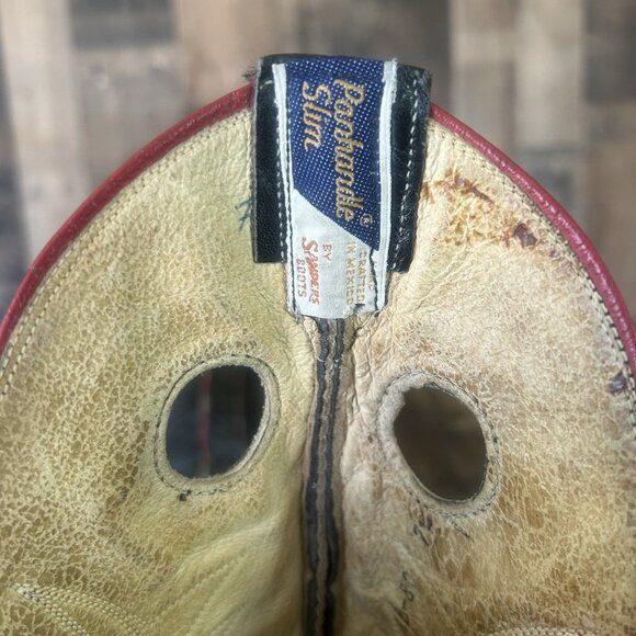 Panhandle Slim Vintage Buckaroo Tall Western Cowboy Boots Mens 9.5 D - Picture 8 of 12